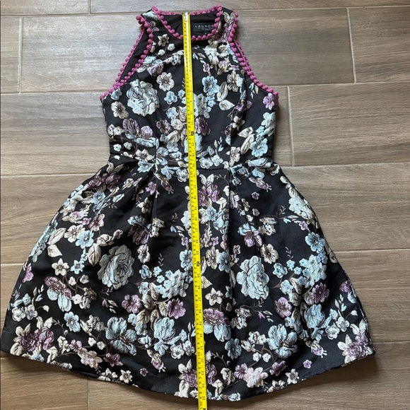 Black Floral Chinese Laundry Dress - Picture 7 of 11